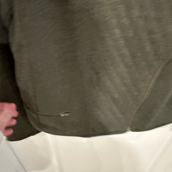 Athleta Olive Moto Jacket in Sz XL - Picture 6 of 9